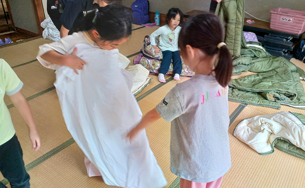 はじめてのお泊まりイメージ