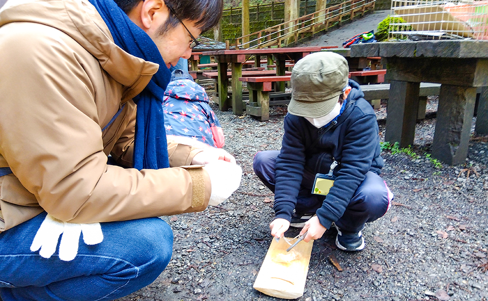 親子でお泊まりイメージ