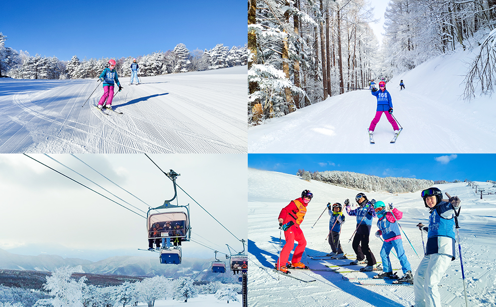 菅平レベルアップスキー様子